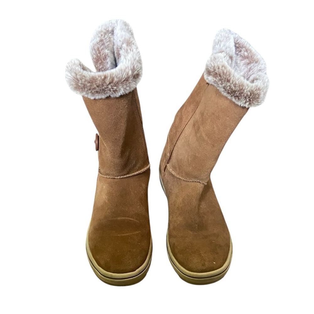 Skechers womens Street Cleats Double Button Boot ❤️ SZ 7 - Picture 4 of 7